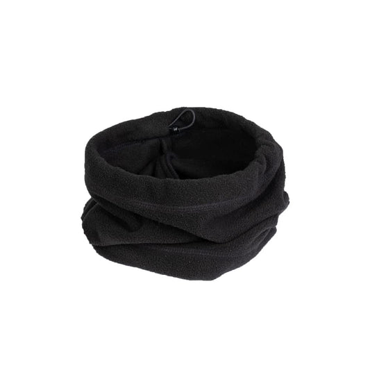 Mil-Tec Fleece Neck Warmer, Black, One Size, 12623002