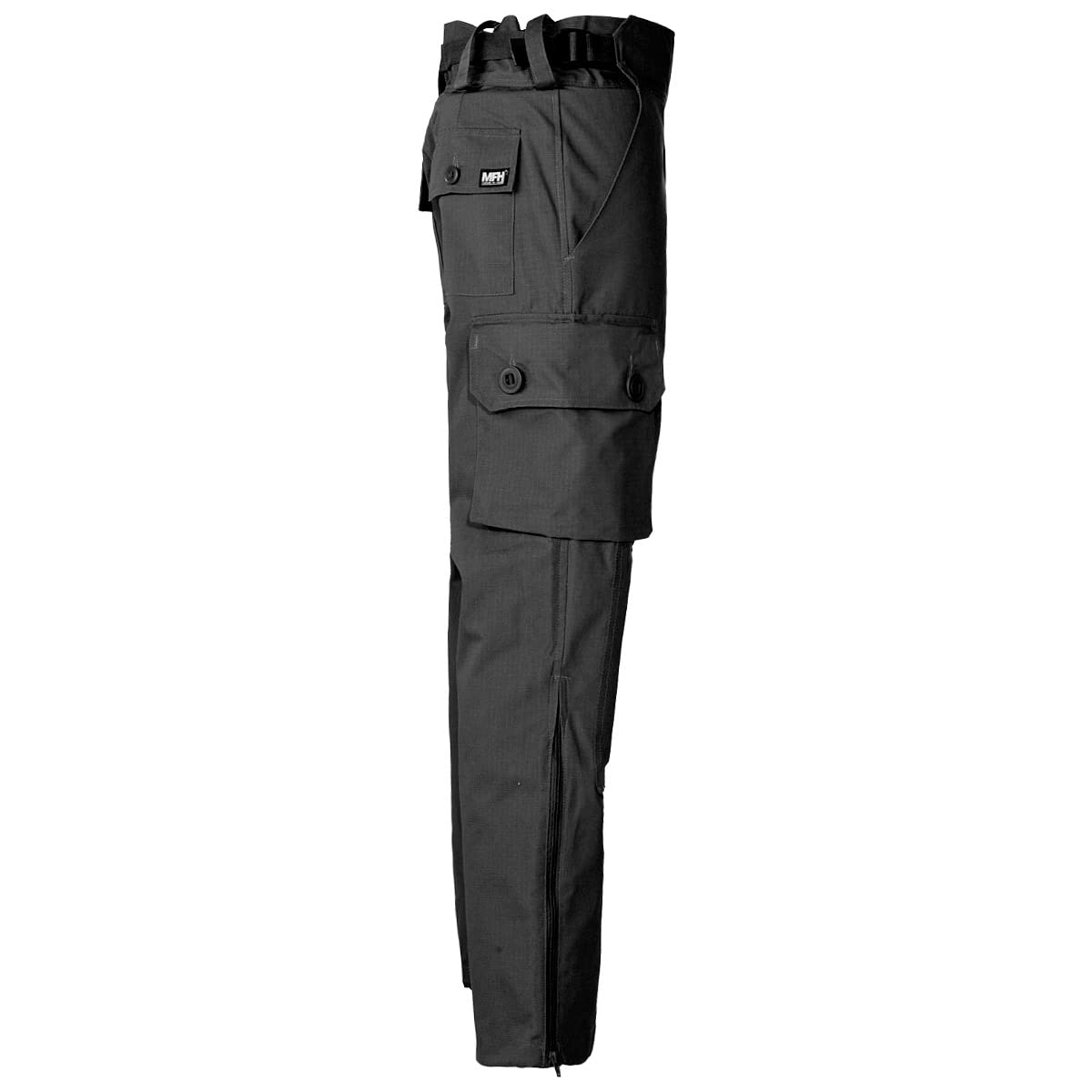 MFH Men's Commando Trousers Smock Ripstop Black Size 3XL