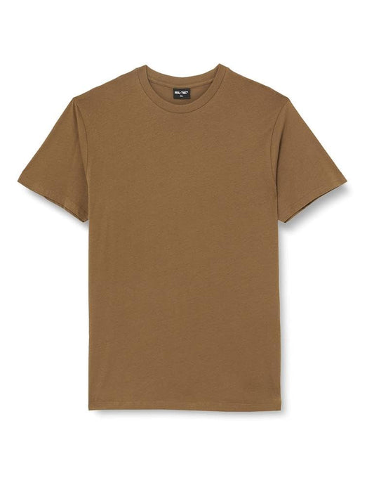 Miltec US Style BDU T-Shirt - Coyote/Olive Green (Large)
