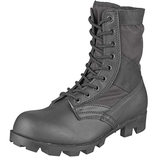 Mil-Tec Men’s Combat Backpacking Boots Black Tactical Outdoor 8.5 US