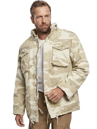 Brandit Men’s M-65 Giant Jacket Sandstorm – Vintage Military Field Coat L