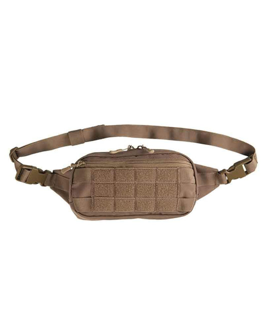 Mil-Tec Men’s Casual Waist Bag Black Adjustable Travel Belt Pack