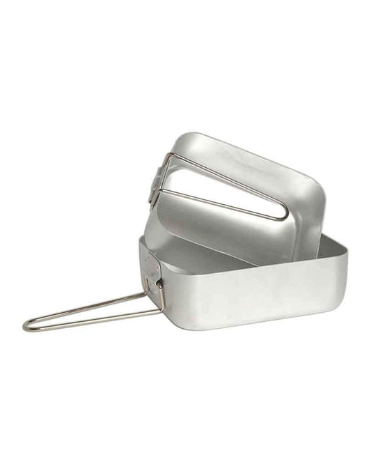 Mil-Tec British Cookware Set – 2-Piece Anodised Aluminium Camping Kit