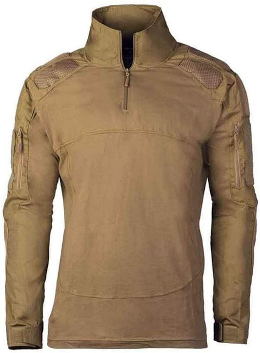 Mil-Tec Men's Chimera Combat Shirt Dark Coyote