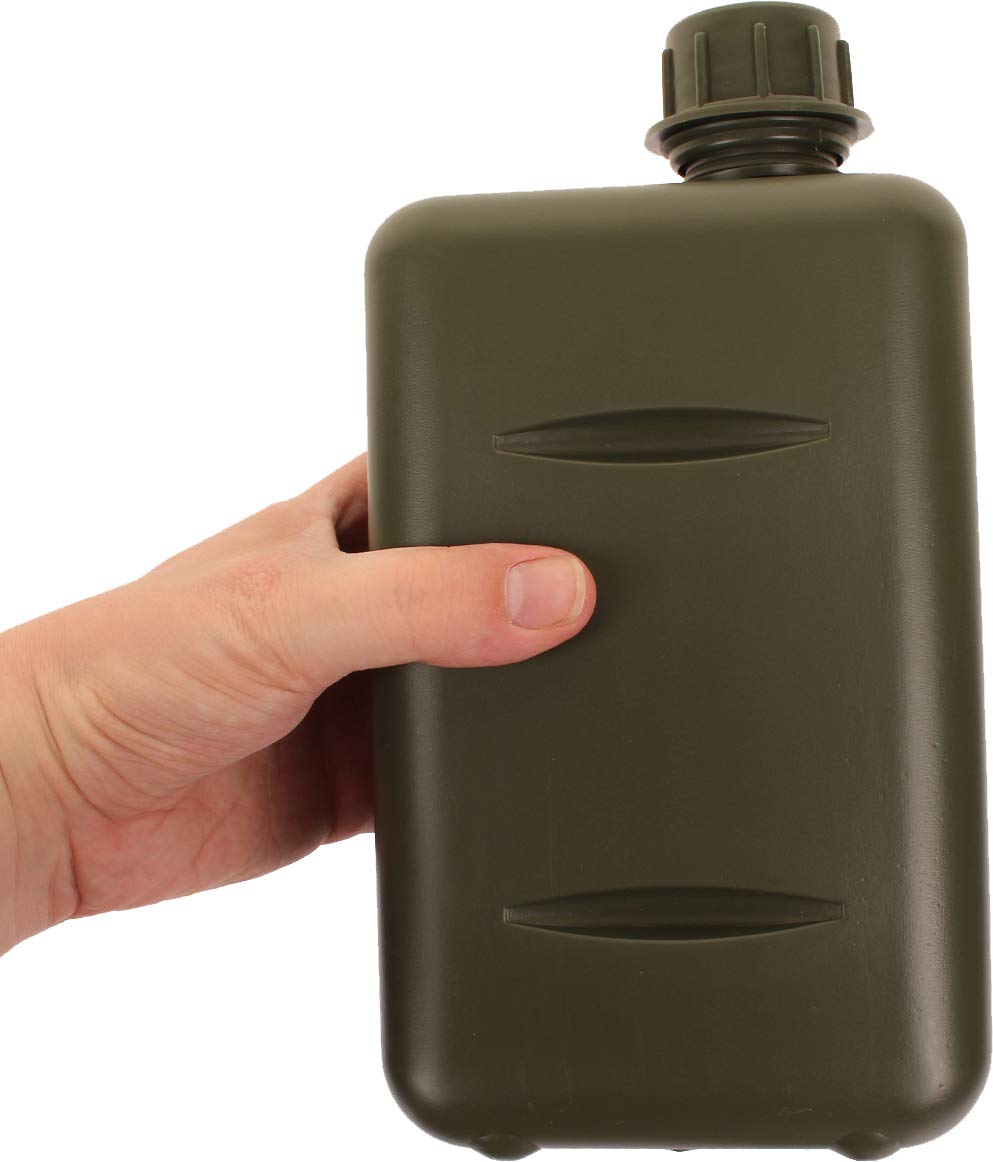 Mil-Tec Patrol Canteen 2L.with Cover A.strap Olive