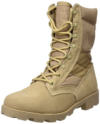 Mil-Tec Men’s Backpacking Boots Black Tactical Outdoor Hiking Footwear
