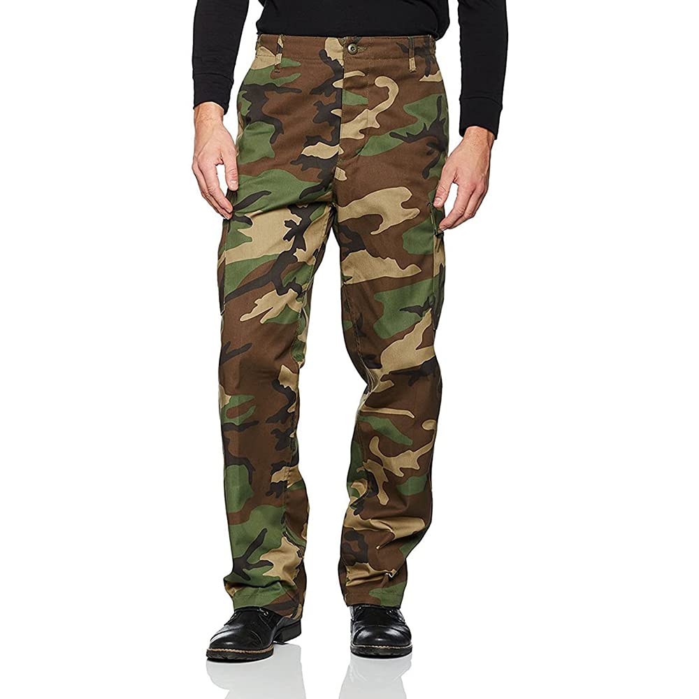 Mil-Tec BDU Field Pants Woodland Camo Military Combat Trousers 4XL