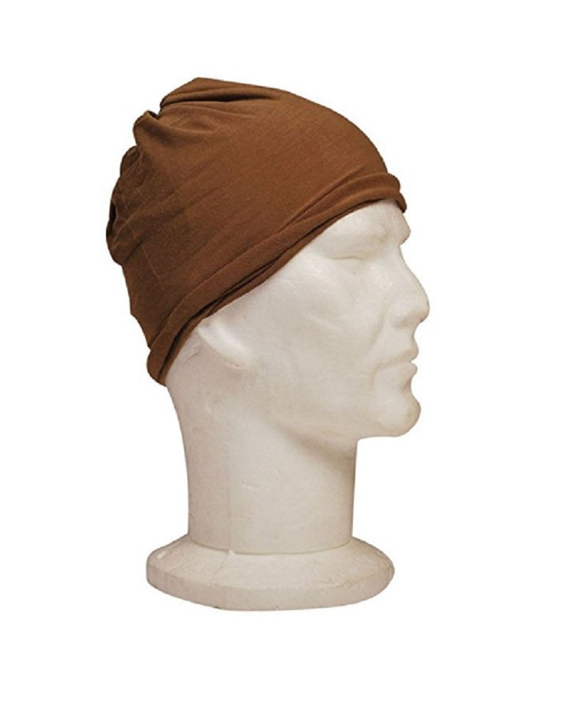MIL-TEC Multi-Function Headgear, 100% Polyester, Coyote, OSFM, 12216005