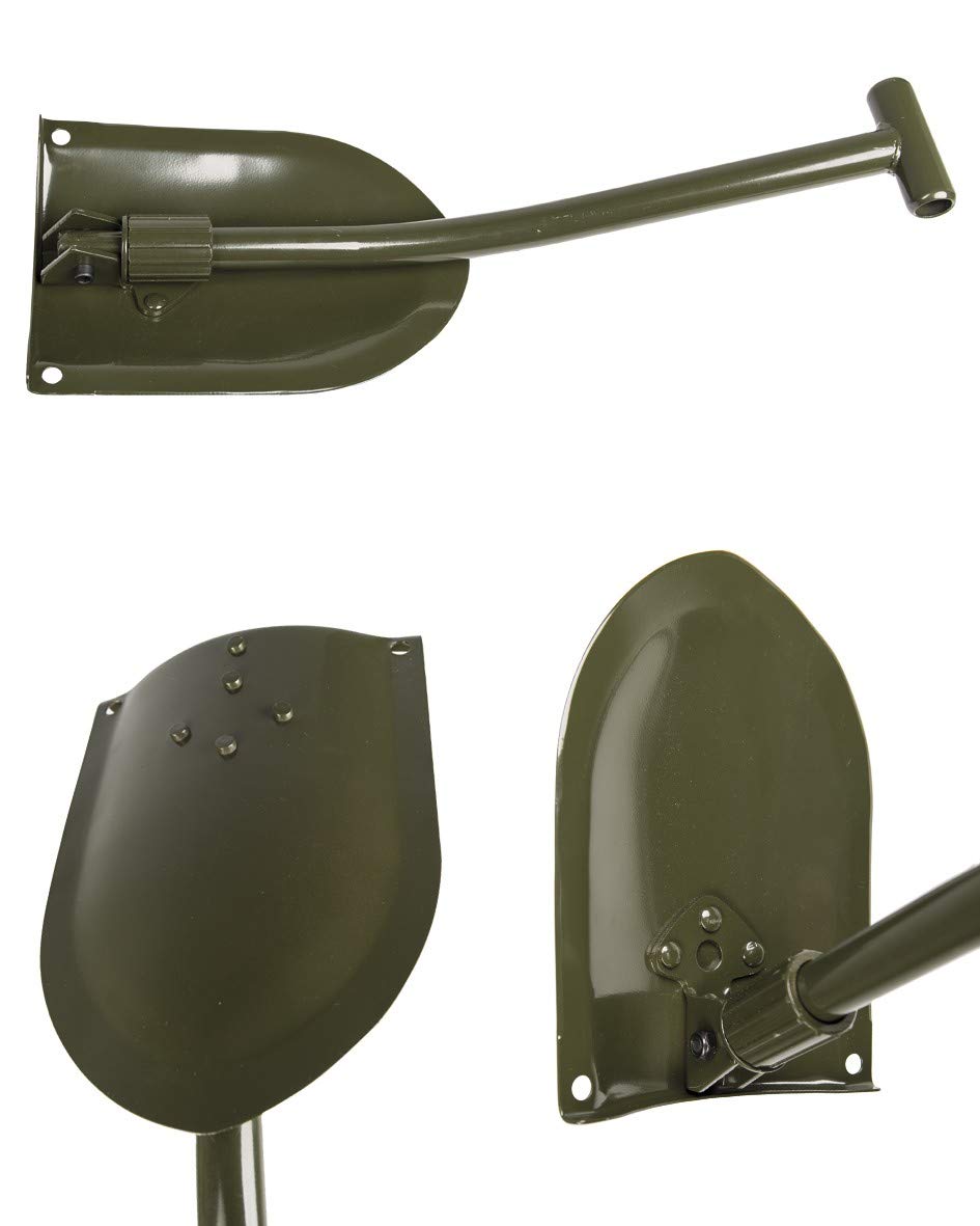 Mil-Tec Swedish Steel Folding Shovel – Military Surplus Survival Spade