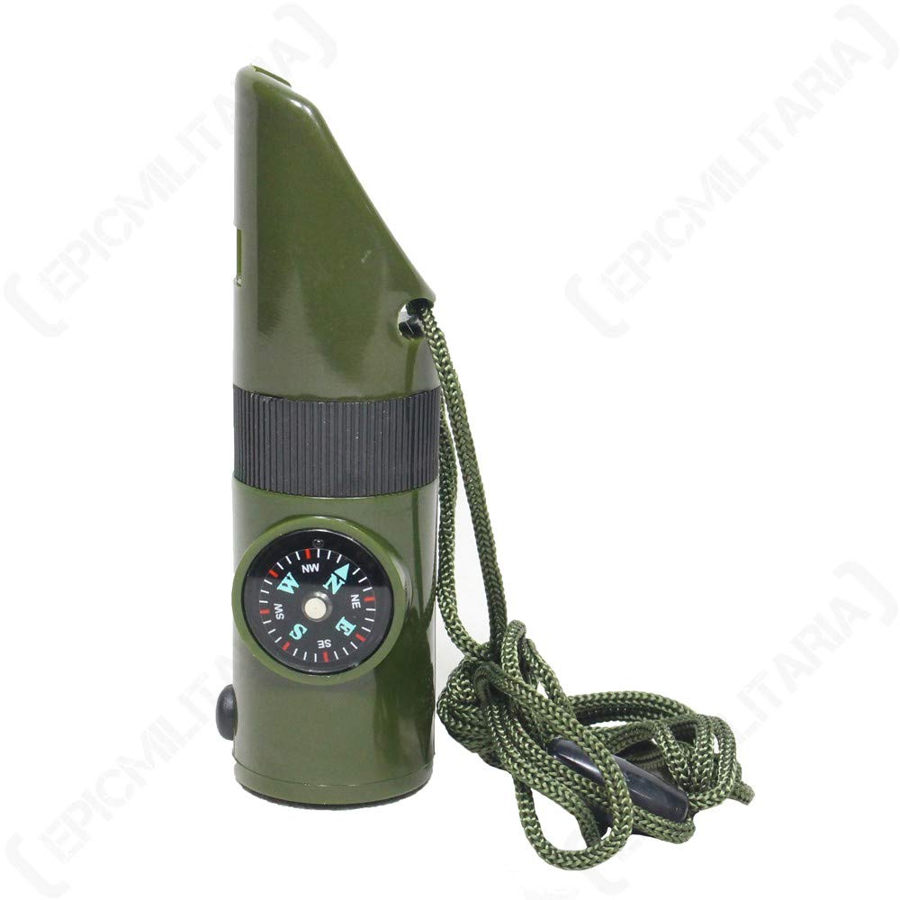 Mil-Tec Tactical Signalling Whistle (Olive)
