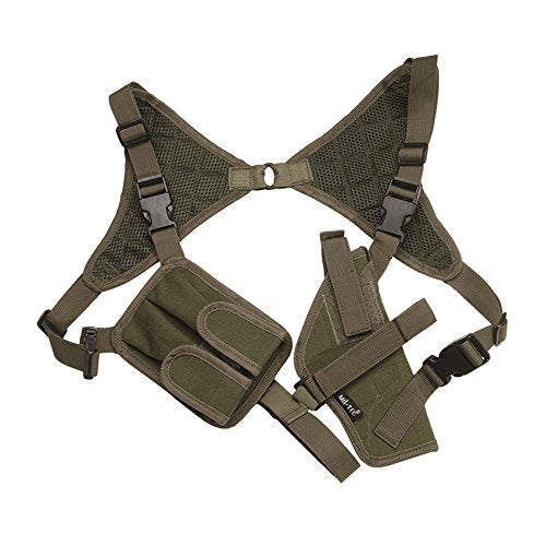 Mil-Tec Cordura Shoulder Holster OD Green – Adjustable Tactical Pistol Holster