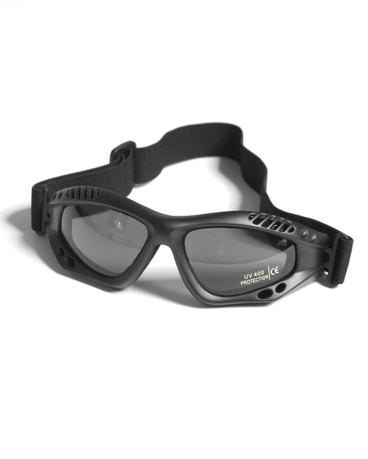 Army Tactical Commando Air Pro Goggles Airsoft Tinted Black