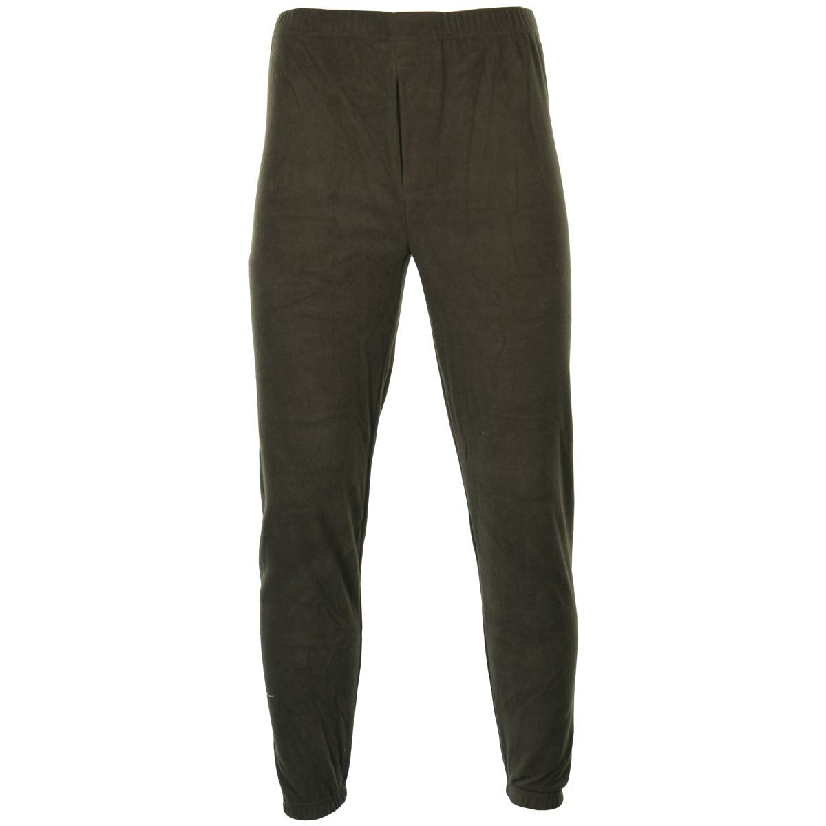 Mil-Tec Fleece Underwear Set with Round Neck Olive