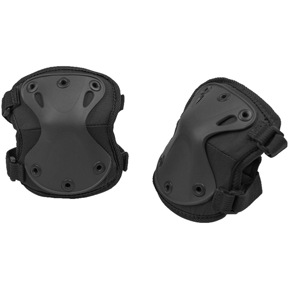 Mil-Tec Elbow Pads – Black Tactical Protection, One Size