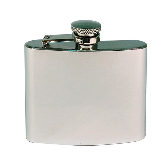 Mil-Tec Stainless Steel Hip Flask - Polished Finish (Medium - 5 Oz)