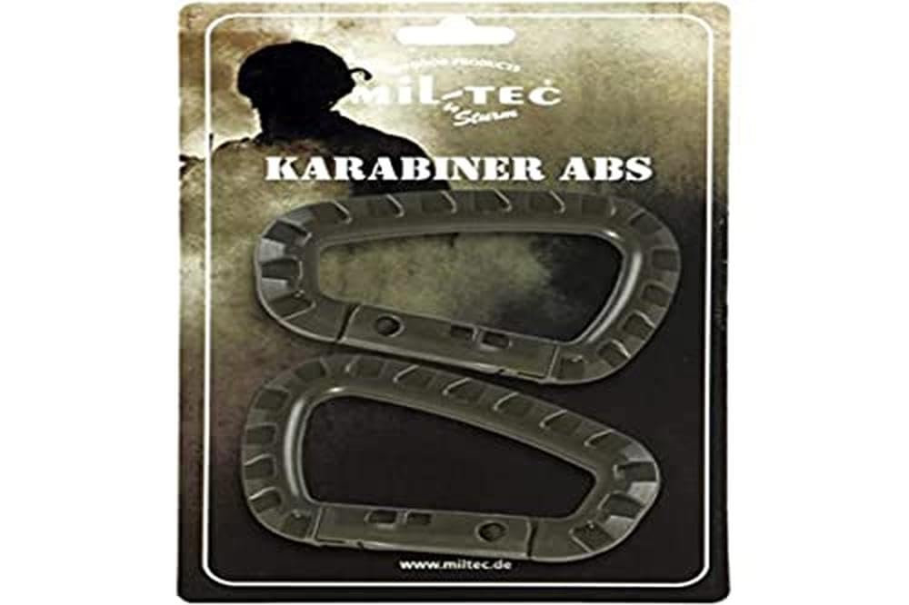 Mil-Tec Tactical ABS Carabiner Olive