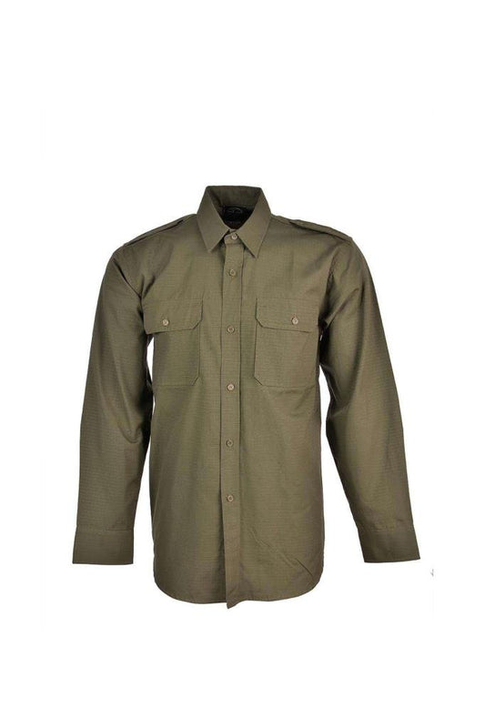 Mil-Tec RipStop Shirt Long Sleeve Olive