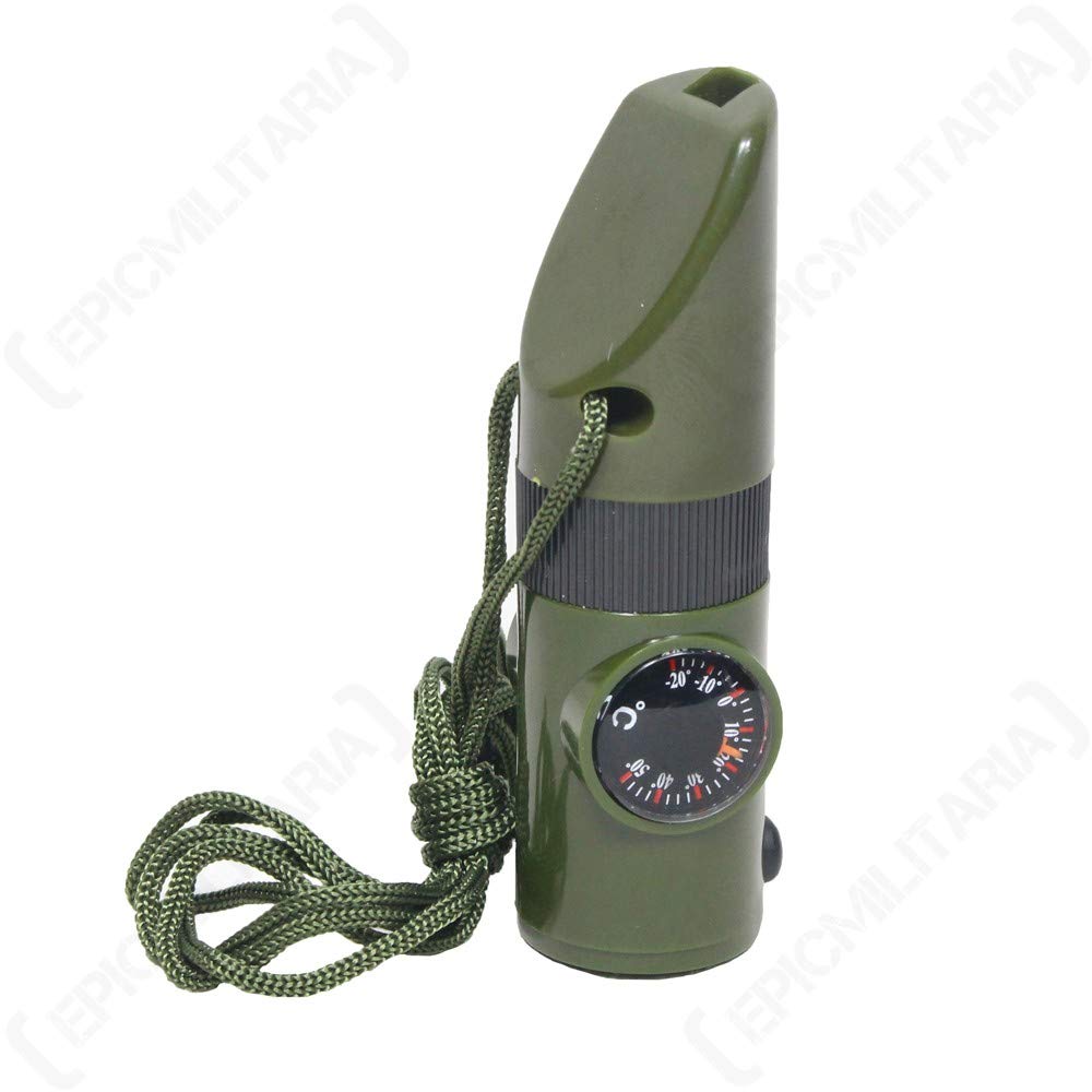 Mil-Tec Tactical Signalling Whistle (Olive)