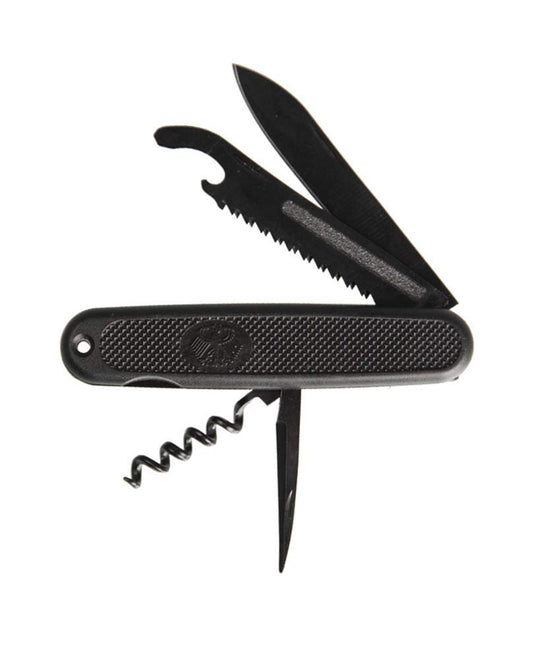Mil-Tec h Unisex - Adult Pocket Knife, 15337050, Black, One Size