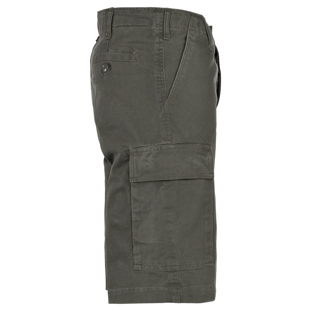 MFH BW Bermuda Shorts – OD Green Stonewashed Moleskin Tactical
