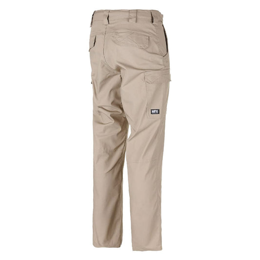MFH Men's Attack Tactical Trousers Ripstop Teflon Coated Khaki