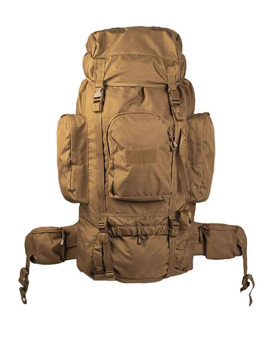 Mil-Tec American Backpack Black – Classic Military Rucksack One Size
