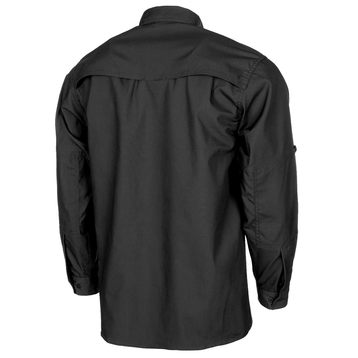 MFH Attack Shirt – Black Ripstop Teflon Coated Tactical Long Sleeve