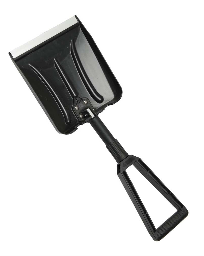Mil-Tec Foldable Snow Shovel Black – ABS Lightweight Survival Tool