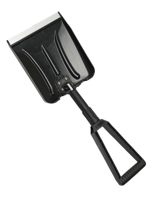 Mil-Tec Foldable Snow Shovel Black – ABS Lightweight Survival Tool