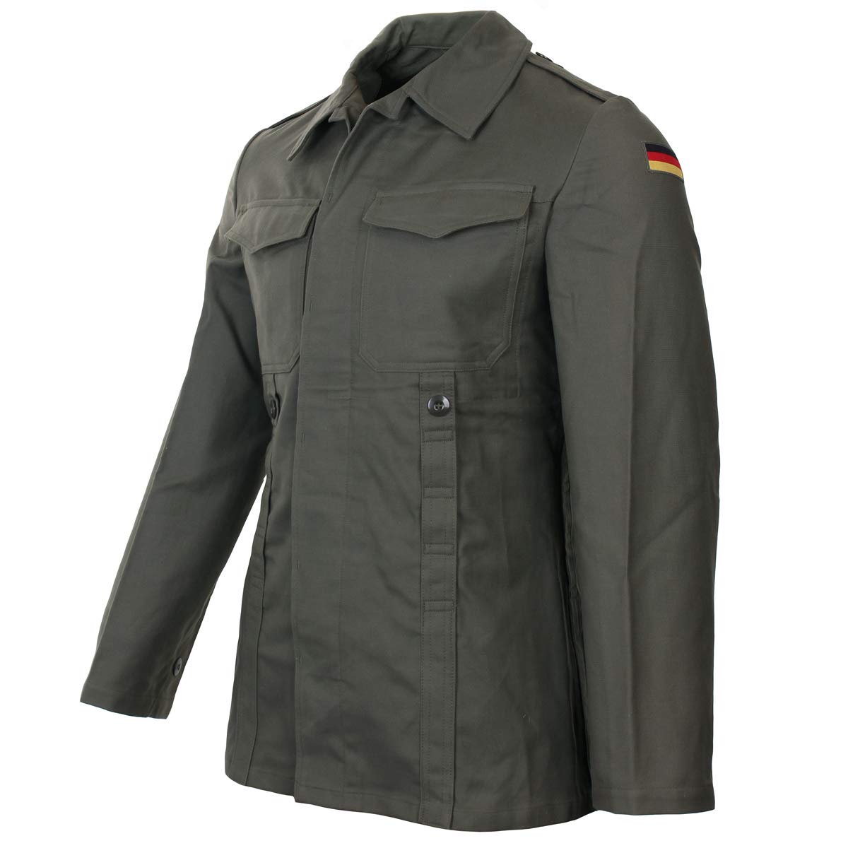 Mil-Tec Men’s German Old Style Moleskin Field Jacket – Olive GR5
