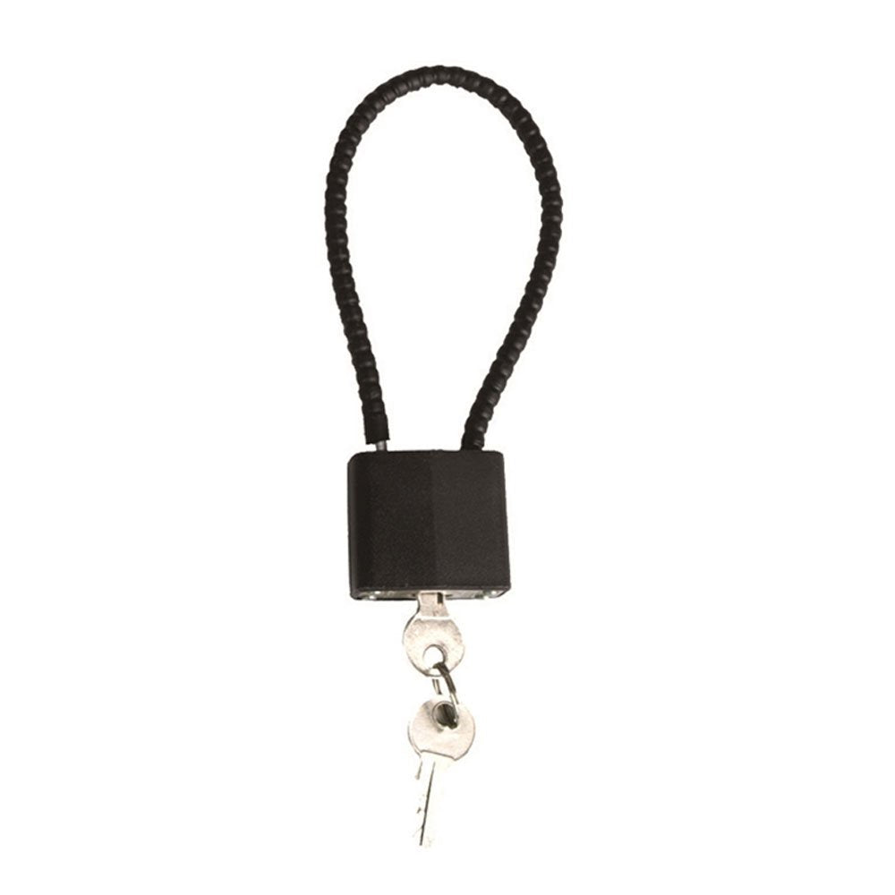 Steel Cord Lock Black 200Mm
