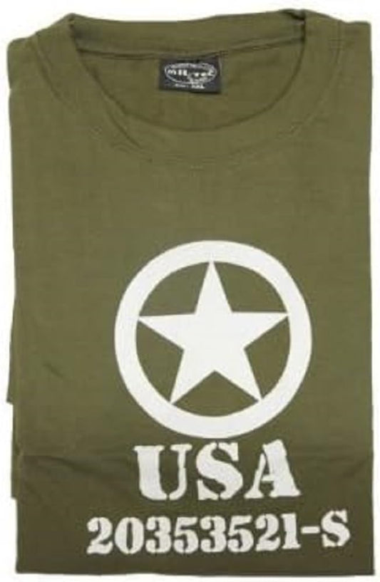 CamoOutdoor Miltec t-Shirt Miltec USA Allied Star Olive XL