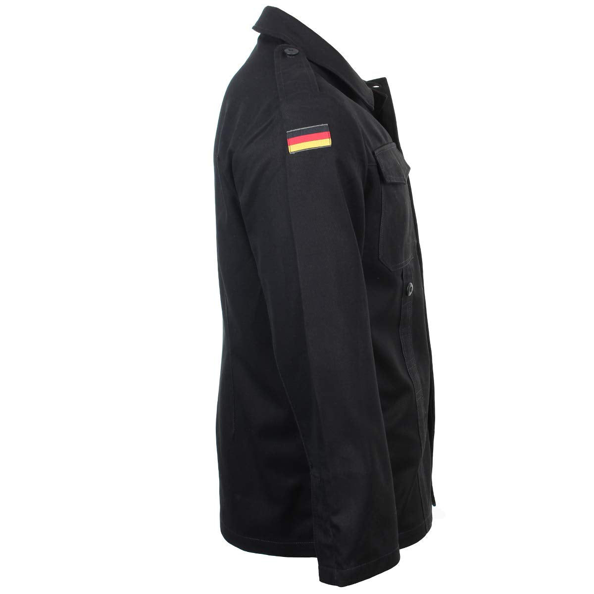 Mil-Tec Men’s German Old Style Moleskin Field Jacket – Black GR5