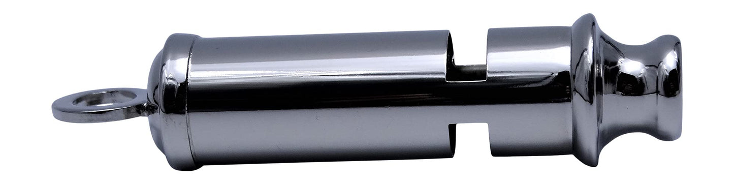 Mil-Tec British London Police Bobby ww1 Nickel Plated Iconic High-Pitched Loud Easy to Blow Survival Whistle