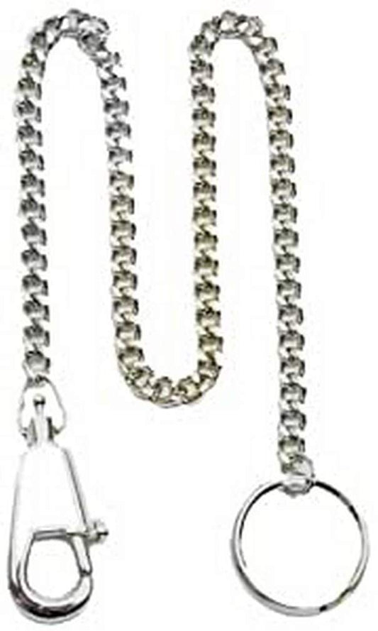 MESSERKETTE M KARABINER VERNICKELT