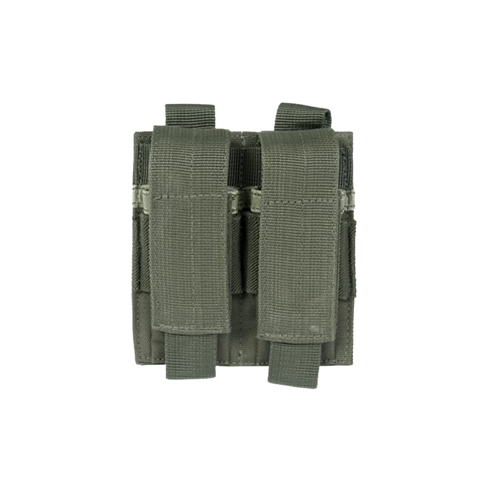 Mil-Tec Double Pistol Magazine Pouch, OD Green, 4.5 x .80 x 4.7, 13495501
