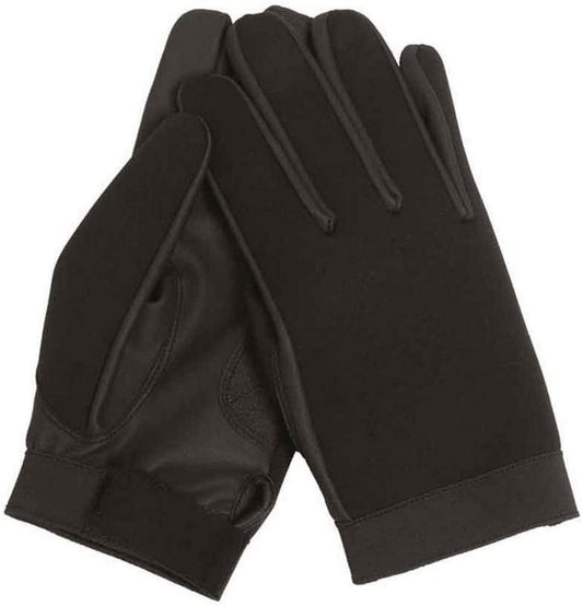Miltec Black Neoprene Assault Gloves (Large)