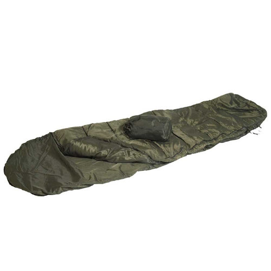 MIL-TEC Commando Sleeping Bag, OD Green, 88.6 x 30 x 22, 14102001