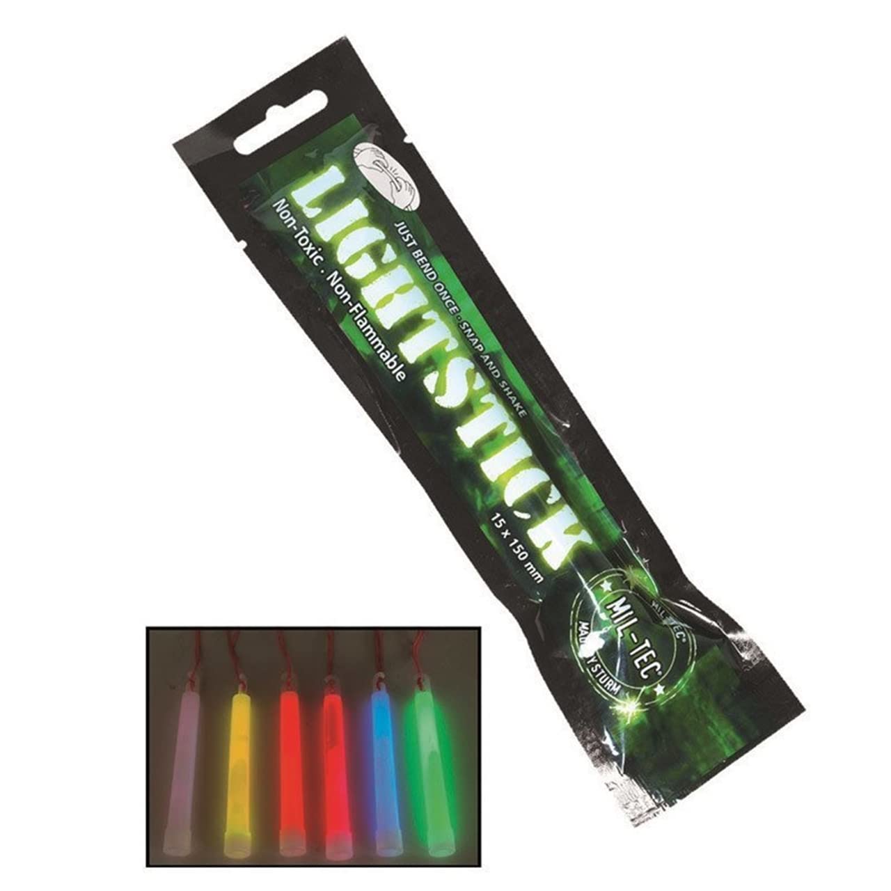 Mil-Tec 15cm Blue Glow Stick - Camping & Hiking