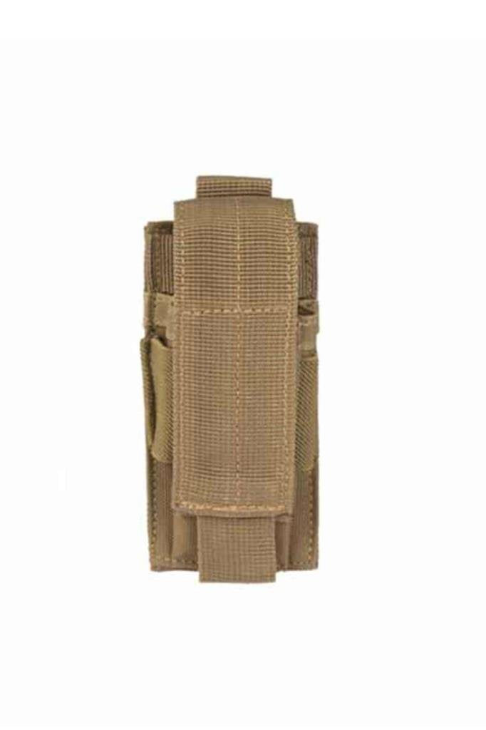 MIL-TEC SINGLE PISTOL MAGAZINE POUCH MAG POUCH TAN