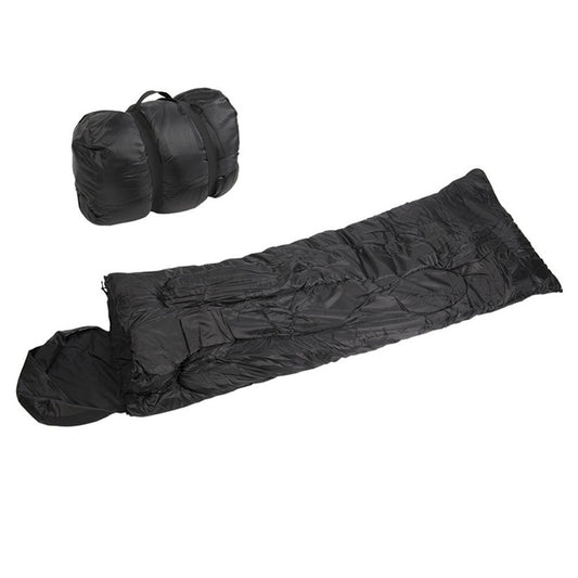 MIL-TEC Pilot Sleeping Bag, 100% Polyester, Black, 73 x 29.5, 14101002