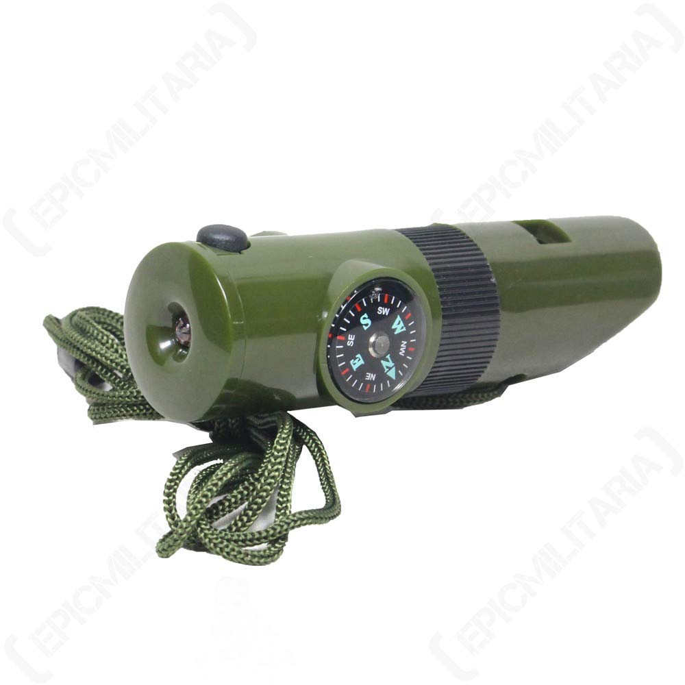 Mil-Tec Tactical Signalling Whistle (Olive)