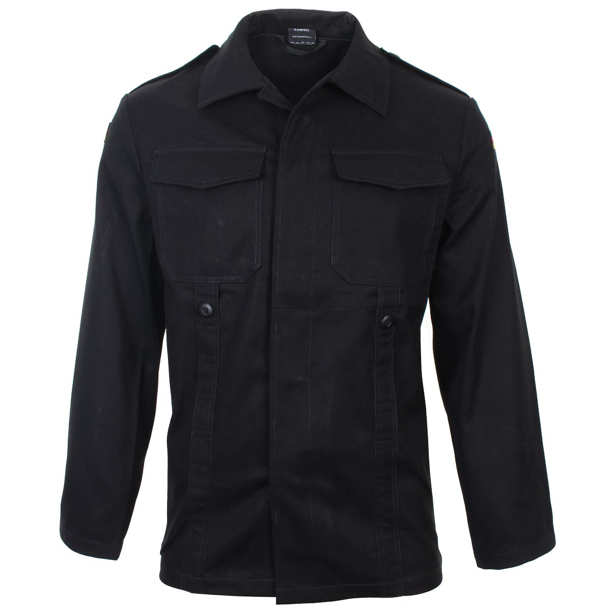 Mil-Tec Men’s German Old Style Moleskin Field Jacket – Black GR5