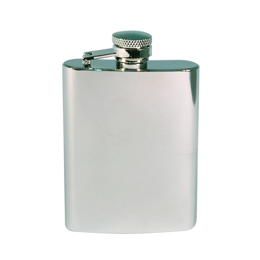 Mil-Tec Stainless Steel Hip Flask (Blank, Small - 4 Oz)