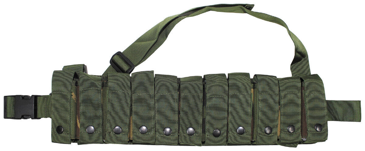 Original British Army Military GB Grenade Bandolier DPM Camo with Shoulder Strap