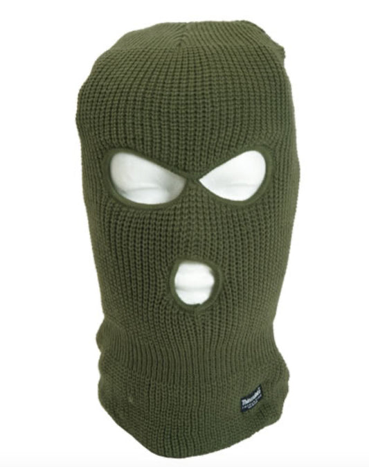 Army Military Tactical Combat Flexible Balaclava 3 Holes OD Green