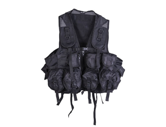 Military Army Combat Tactical Vest Modular System 9 Pockets Black