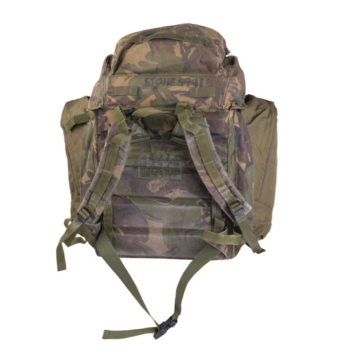 Original British Camo PLCE Rucksack with Side Bags Vintage Military Surplus Used 80L