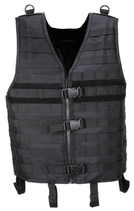 Tactical Air soft Paintball Military Molle Carrier Vest Modular System Black