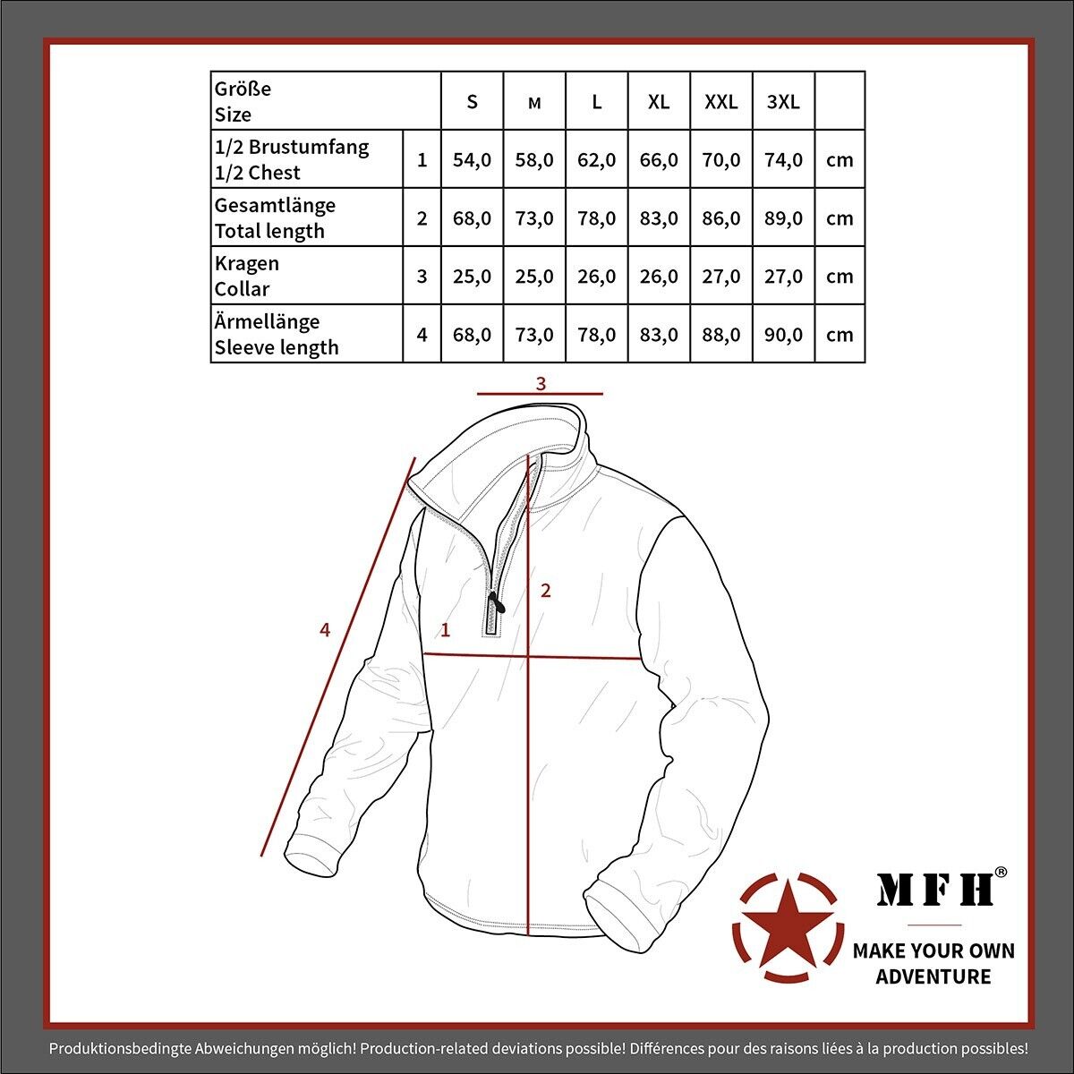 MFH British Army Thermal Jacket Lightweight Black